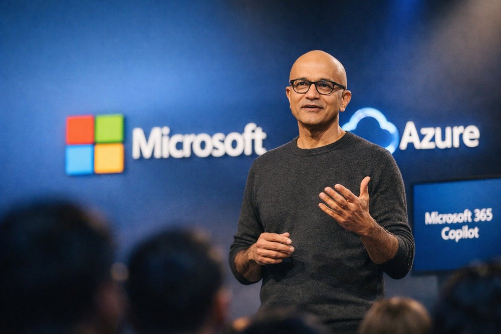 Microsoft Q3 Beats Estimates, Azure Tumbuh 40 Persen