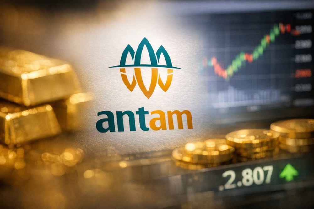 Harga Emas Antam Anjlok Rp 30 Ribu