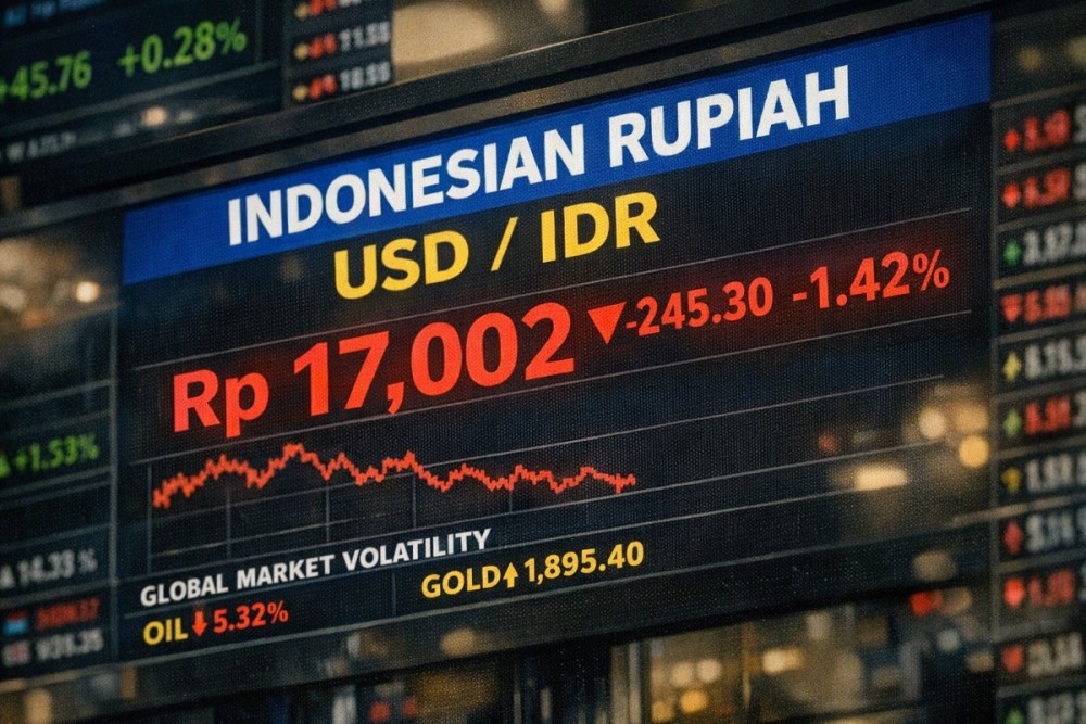 Rupiah Melemah, IHSG Terkoreksi Tipis