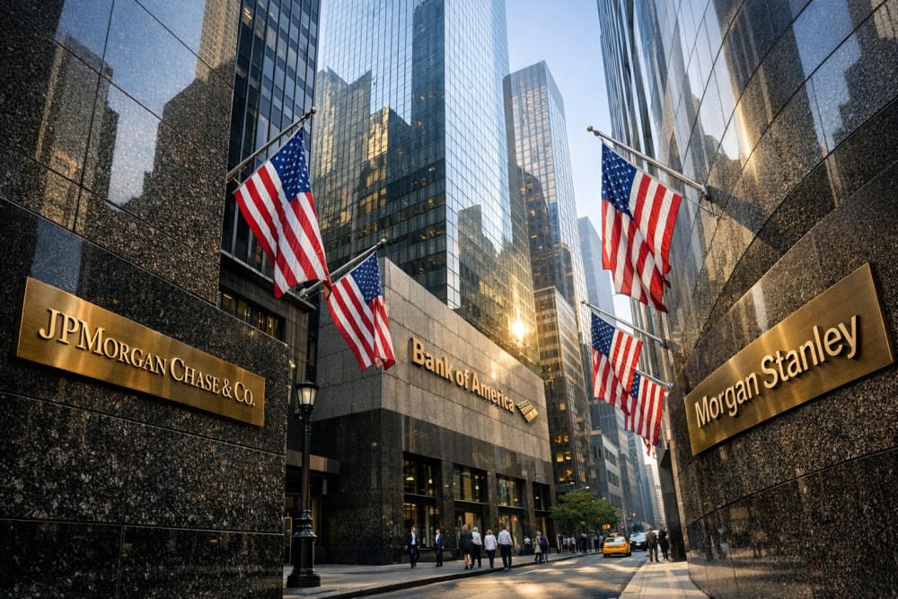 BAC, MS, JPM Beat Earnings Q1 2026: Saham Bank AS di Portofolio?