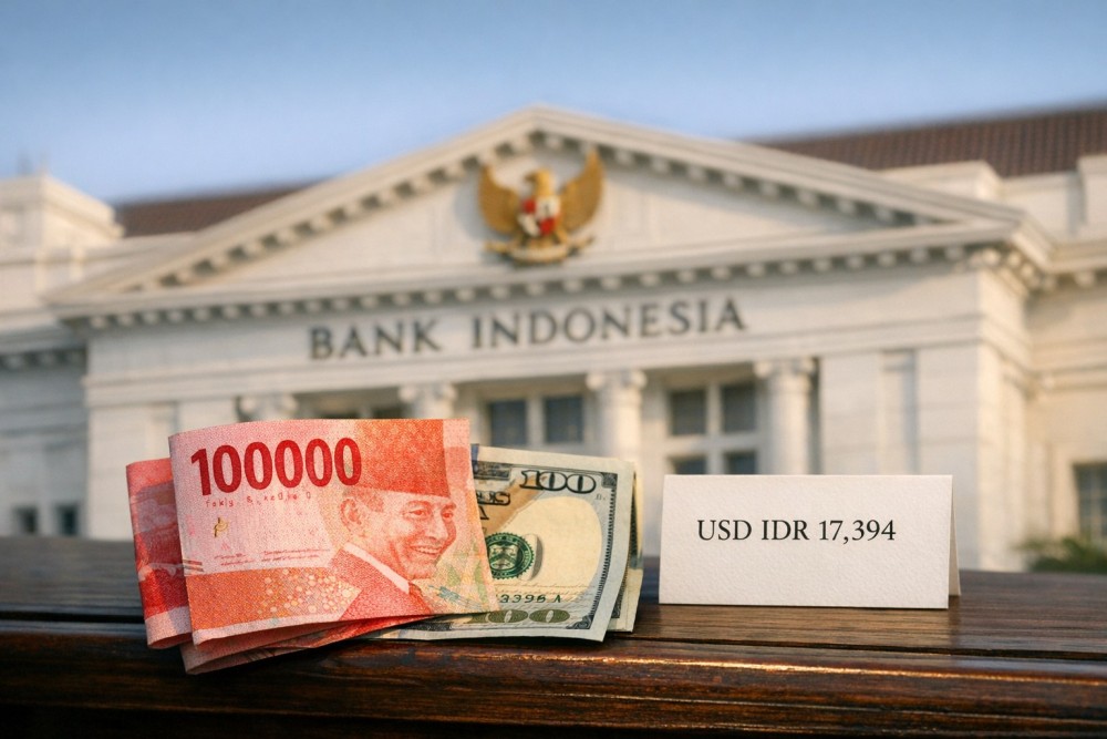 Rupiah Tembus Rp17.394, Tekanan Geopolitik Belum Reda