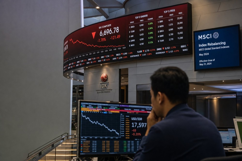 Rebalancing MSCI Tekan IHSG, Dana Asing Berpotensi Kabur