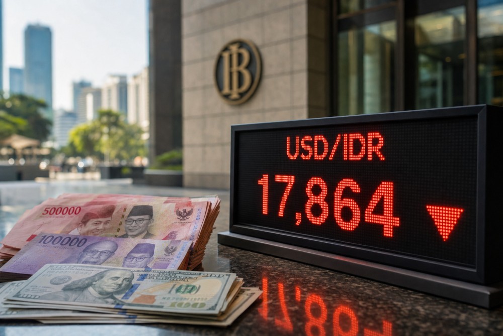 Rupiah Slides Toward 18,000/USD as BI Response Awaited