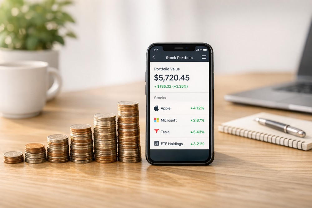 Tips Membangun Portofolio Saham AS Modal Kecil