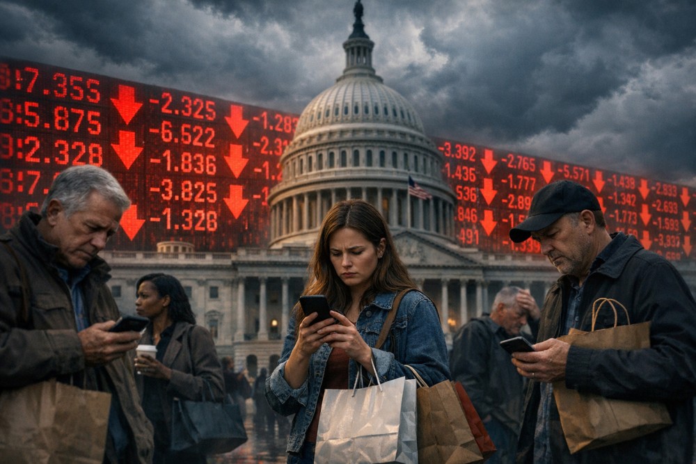 Consumer Confidence AS Anjlok ke Rekor Terendah: Dampak ke Portofolio Saham