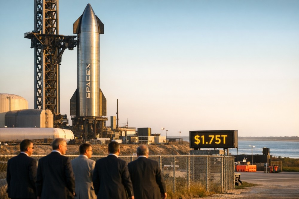 SpaceX Bidik IPO $1,75 Triliun, Musk Pertahankan Kontrol