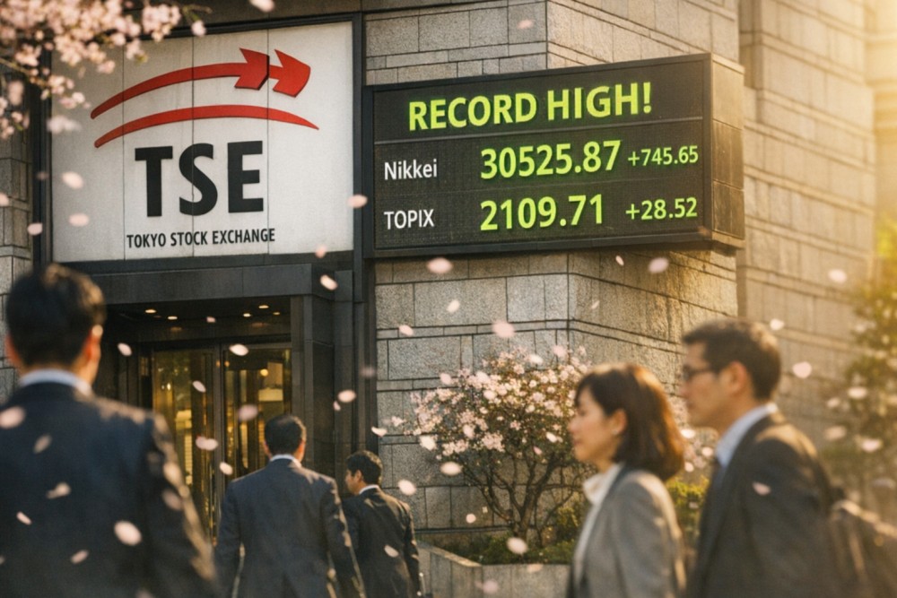 Nikkei Tembus 60.000 Pertama Kali Ditopang Saham Chip AI