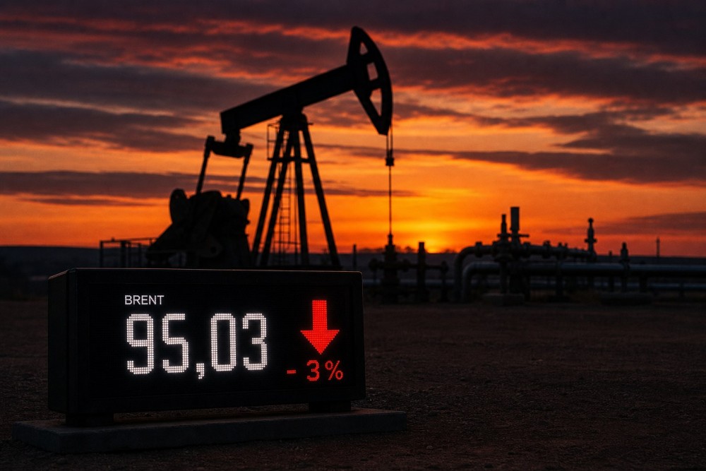 Oil Falls 3% as Ceasefire Hopes Ease Geopolitical Risk