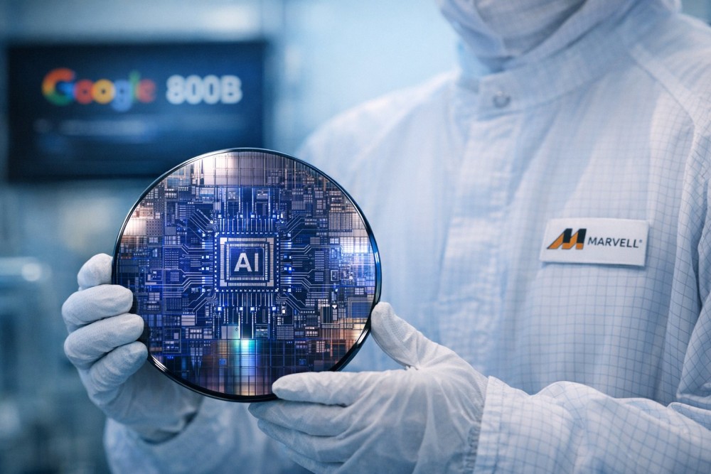Marvell Surges 7% on Google AI Chip Partnership Talks