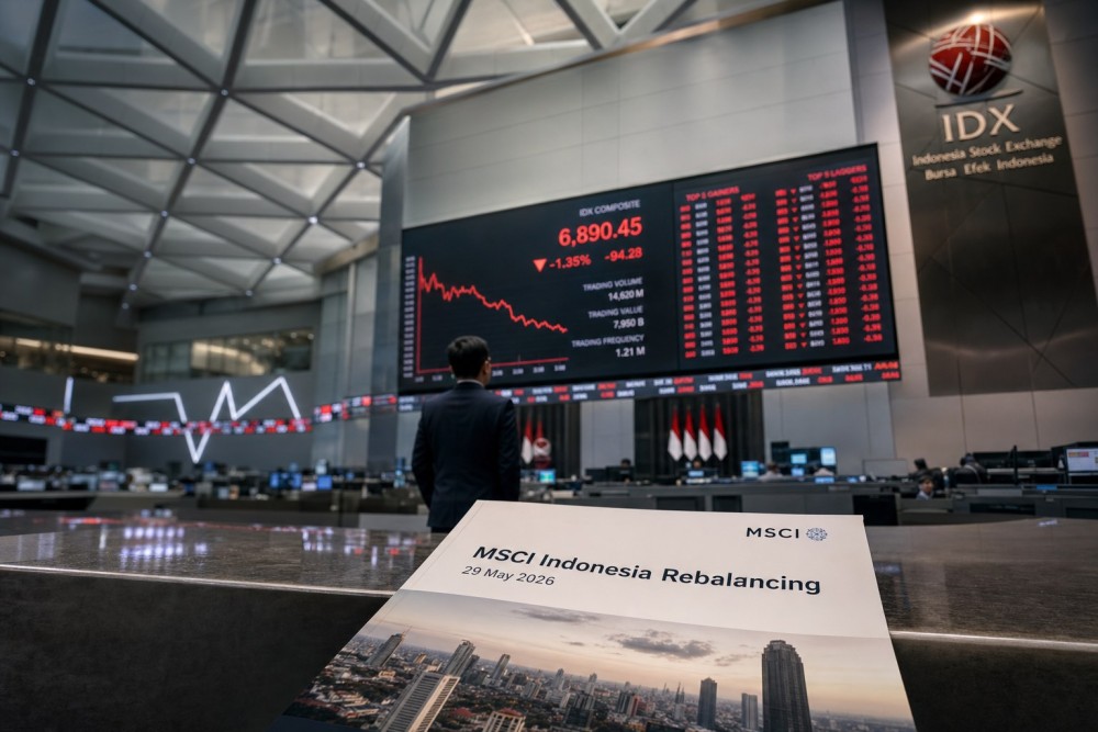 Rebalancing MSCI Mei 2026: Outflow Rp31 T Mengintai Pasar