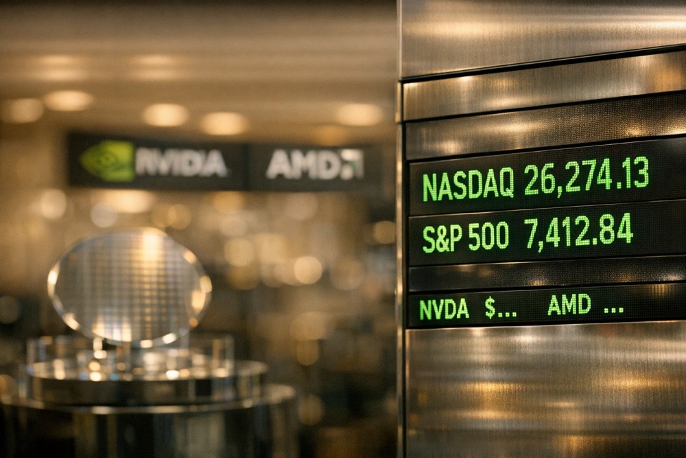 Wall Street Hits Record: AI and Chips Power S&P 500, Nasdaq