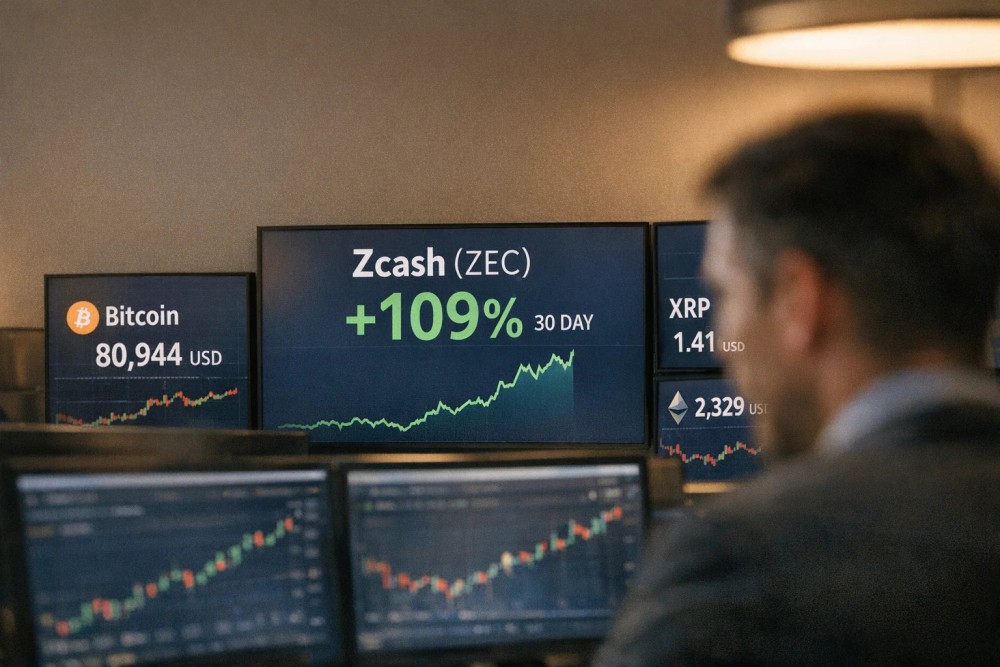 Zcash Meroket 109% dalam 30 Hari, Privasi Kripto Naik