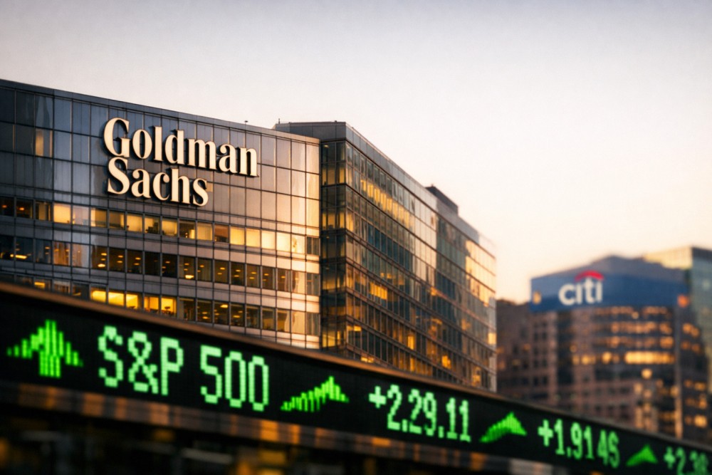 Goldman Pangkas Peluang Resesi AS, HSBC Naikkan Target S&P 500