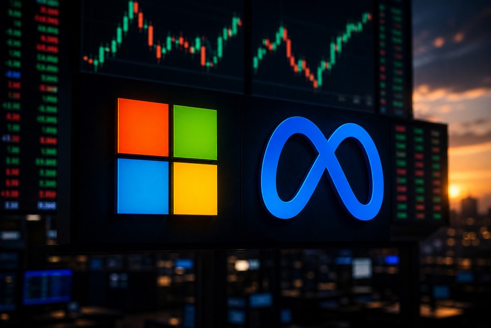 Gotrade Daily: Microsoft & Meta Lapor Bareng The Fed