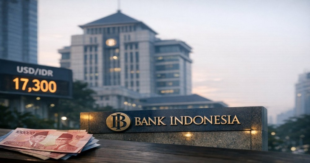 Rupiah Indonesia Pecah 17.300/USD di Tengah Ketegangan Timur Tengah
