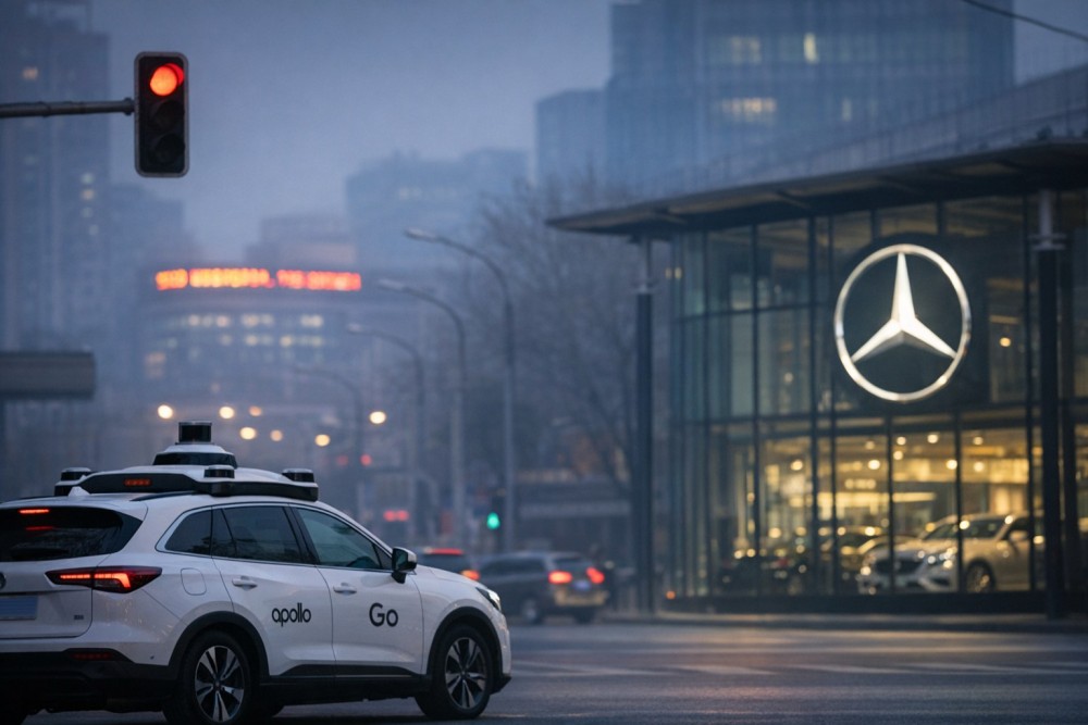Baidu Robotaxi Anjlok 4%, Mercedes Hadapi Slump China Q1