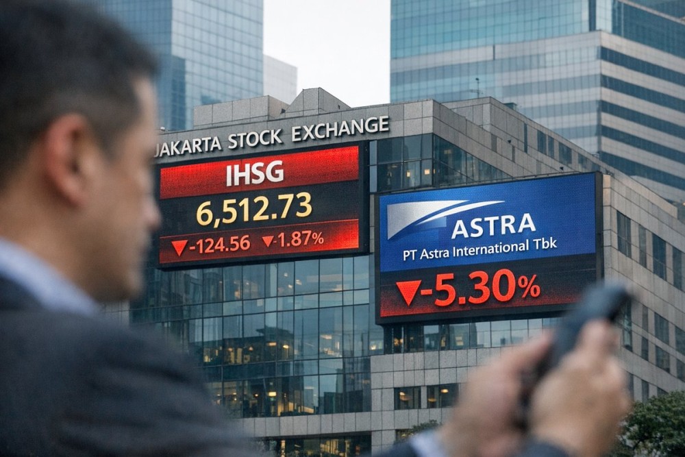 IHSG Anjlok, Bursa Ditekan Sentimen Global