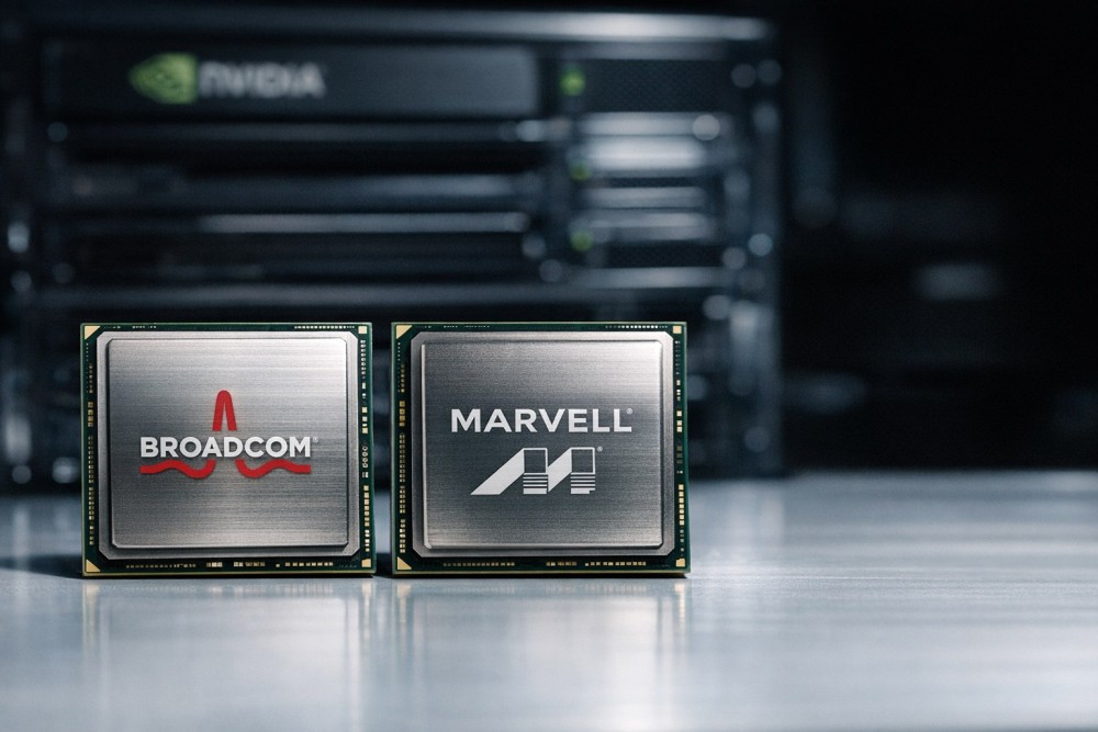 Saham Broadcom vs Marvell: Custom AI Silicon 2026