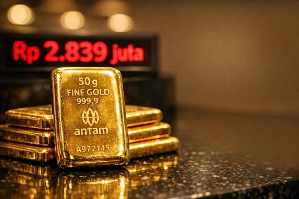 Harga Emas Antam dan UBS Turun, Profit Taking Tekan Pasar