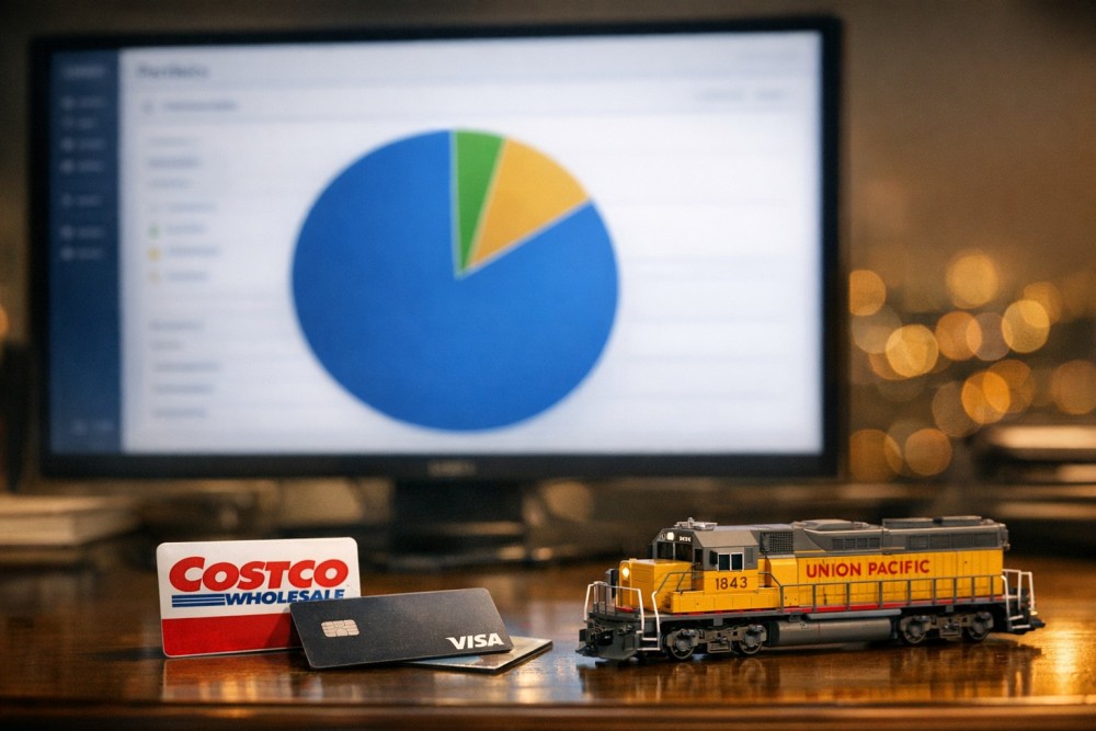 Portofolio Terlalu Berat di Tech? Rebalancing COST, V, UNP