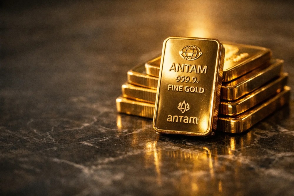 Antam Gold Jumps Rp30,000 as Spot Gold Hits 2% Rally