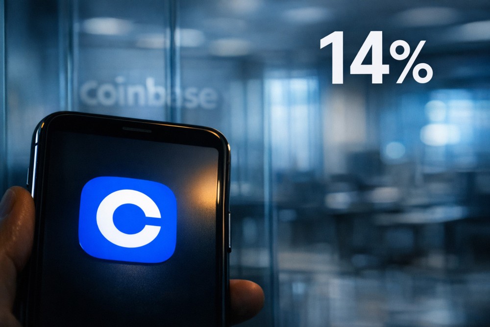 Coinbase PHK 14% Karyawan, Tunjuk AI dan Pasar Kripto