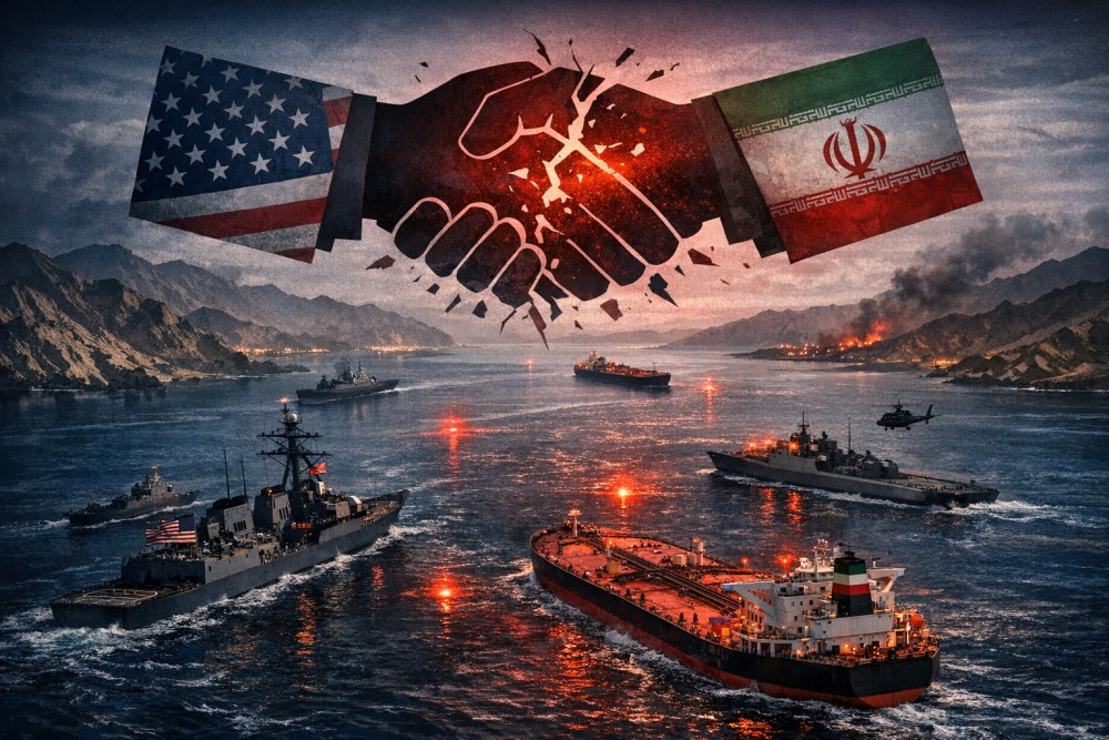 Gencatan Senjata AS-Iran Rapuh, Selat Hormuz Masih Tertutup