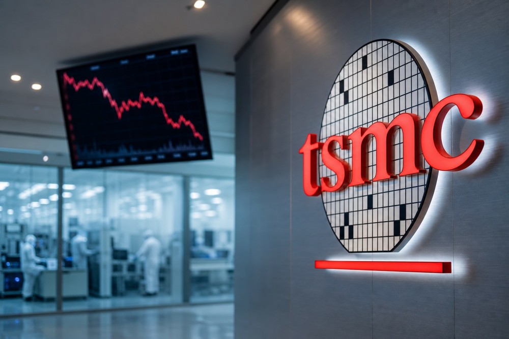 Asia Chip Stocks Sink as TSMC Warns of AI Supply Gap