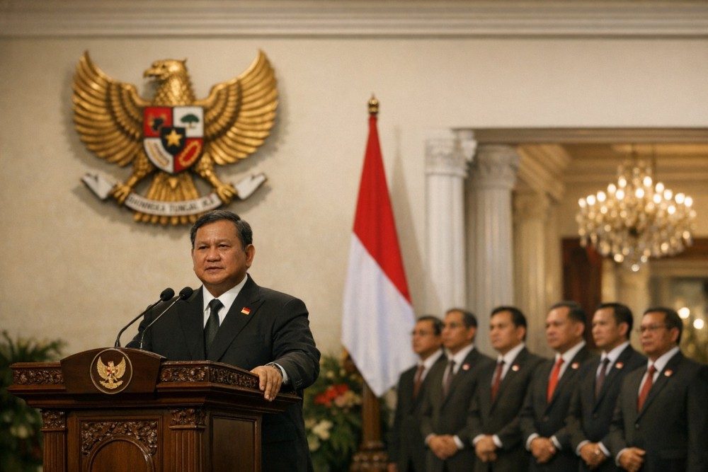 Prabowo Lantik 6 Pejabat Baru Kabinet Senin (27/04)