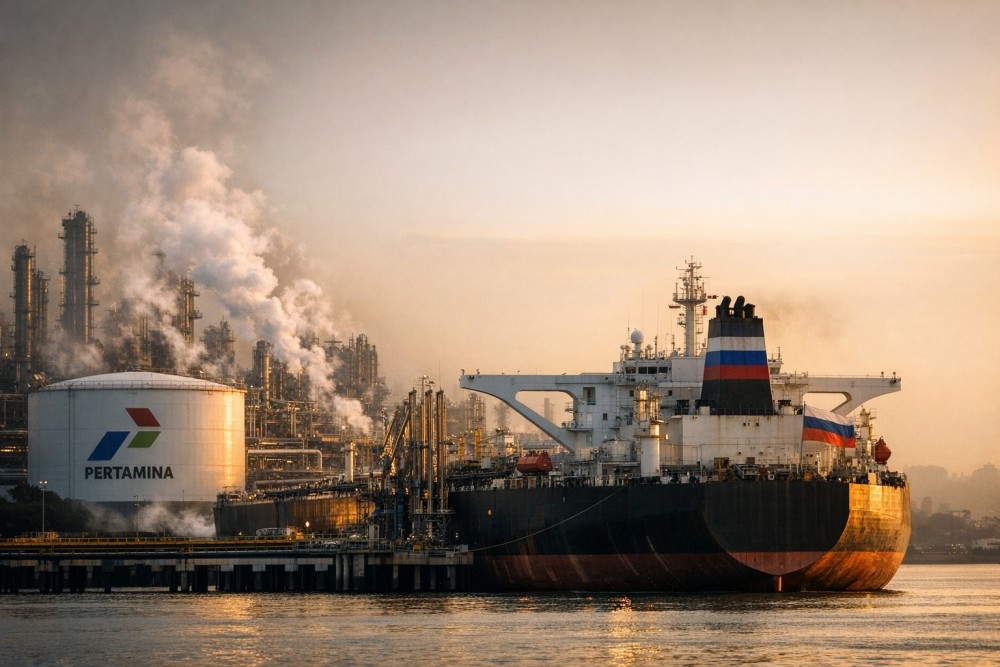 Indonesia to Import 150M Barrels of Russian Crude Through 2026