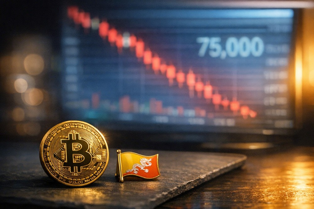 Bhutan Jual 100 BTC Lagi, Bitcoin Tertinggal Emas 2026