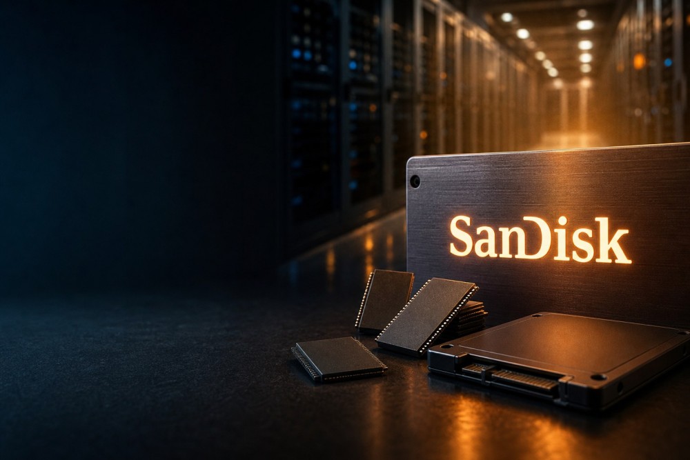 Saham Memori Melonjak, Sandisk Pimpin Reli Chip