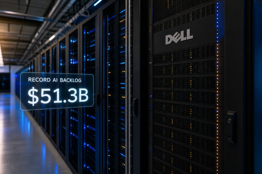Saham Dell Melonjak 9% Berkat Rekor Backlog AI
