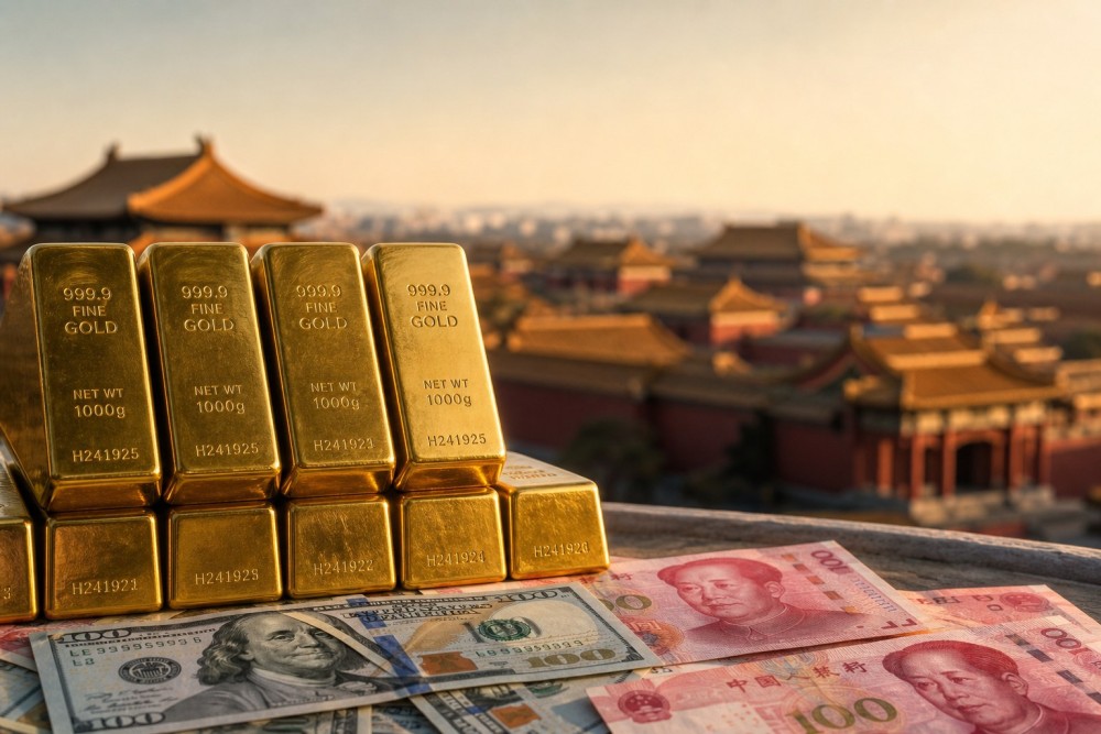 Harga Emas Melemah Jelang Pertemuan Trump-Xi di Beijing