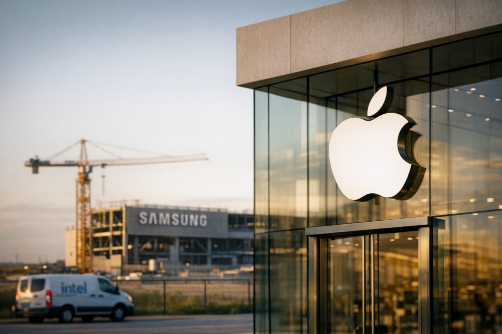 Apple Jajaki Intel & Samsung Buat Produksi Chip AS
