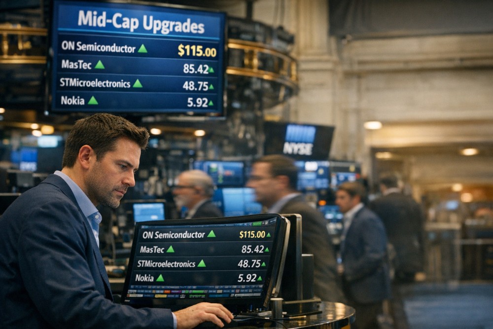 Gelombang Upgrade Analis Wall Street Sapu Saham Mid-Cap