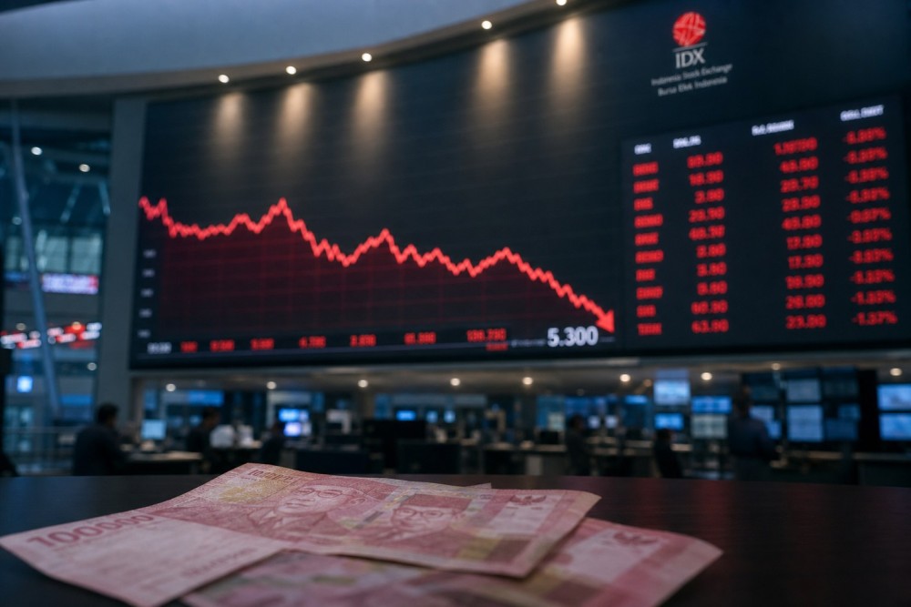 Indonesia Stocks Eye 5,300 as Rupiah Slides
