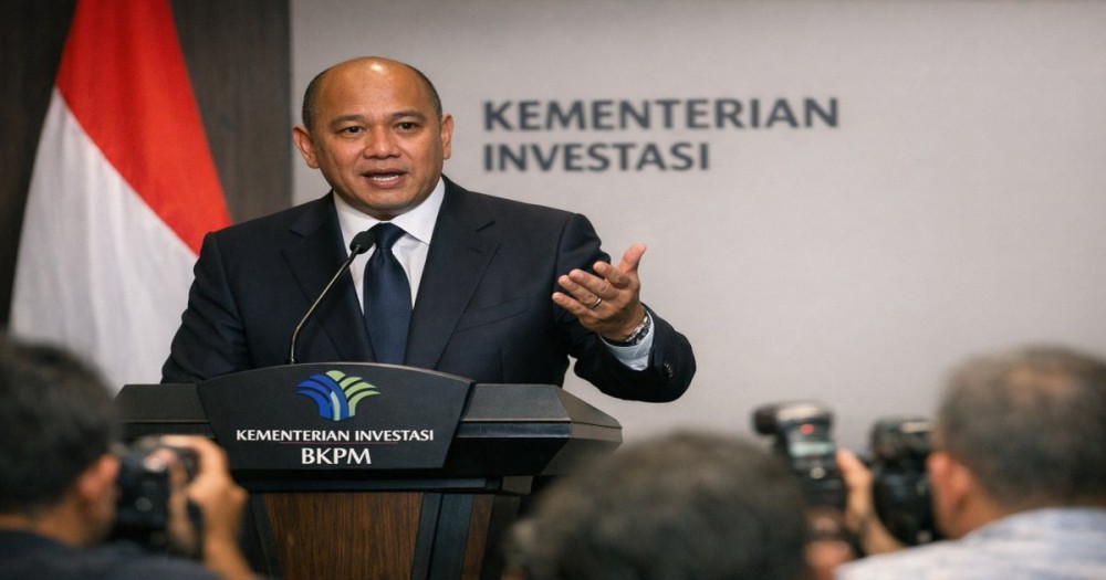 Realisasi Investasi Q1 2026 Capai Rp 498,8 Triliun (Naik 7,2%)