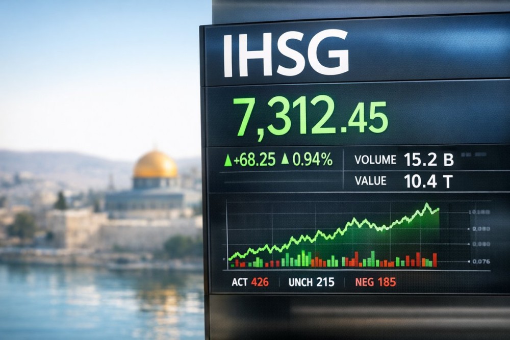IHSG Menguat Seiring Meredanya Konflik Timur Tengah