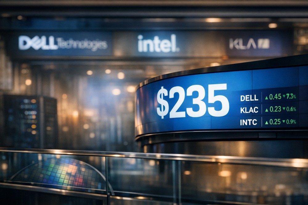 Citi Naikkan Target DELL ke $235, KLAC & INTC Ikut Sorot