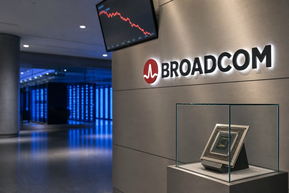 Broadcom Stock Tumbles After AI Chip Forecast Disappoints