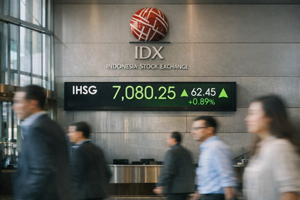 Jakarta Composite Climbs to 7,080 in Morning Trade