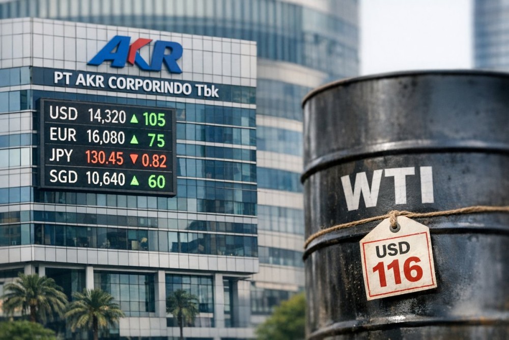Rupiah Tertekan Harga Minyak dan Konflik Global