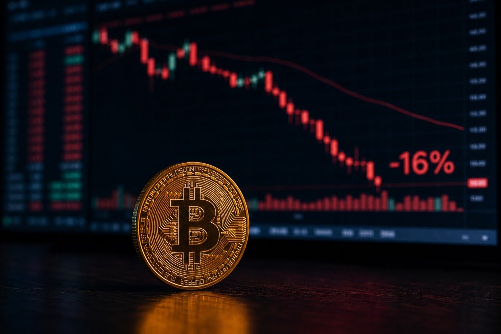 Bitcoin Drops 16% as Saylor Sells US$2.5 Billion in BTC