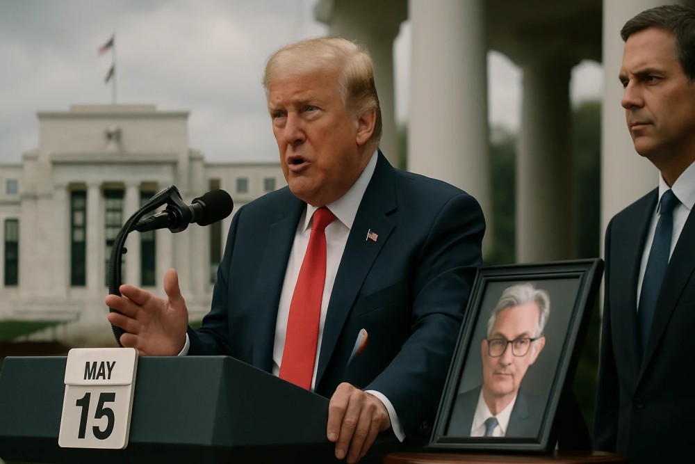 Trump Threatens to Fire Fed Chair Powell Before May 15