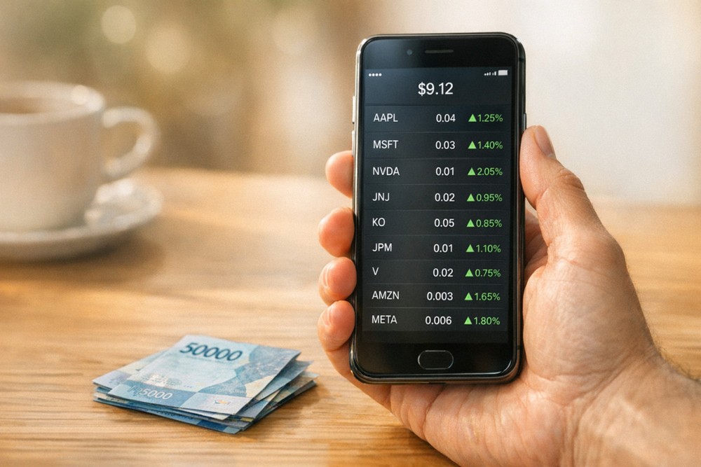 Portofolio 10 Saham AS dari Rp150 Ribu via Gotrade