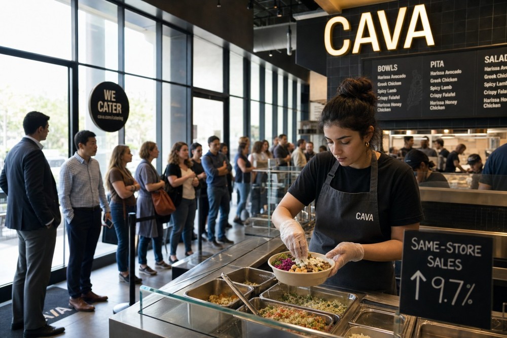CAVA Lampaui Estimasi Q1, Naikkan Outlook 2026
