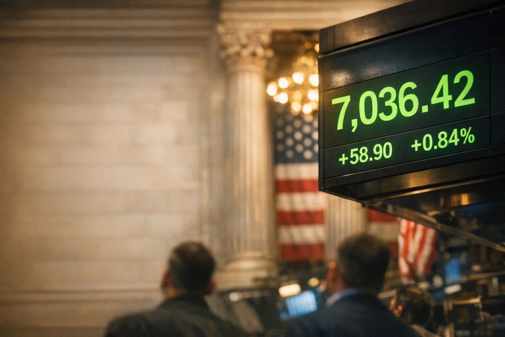 S&P 500 Nears All-Time High on Ceasefire Rally