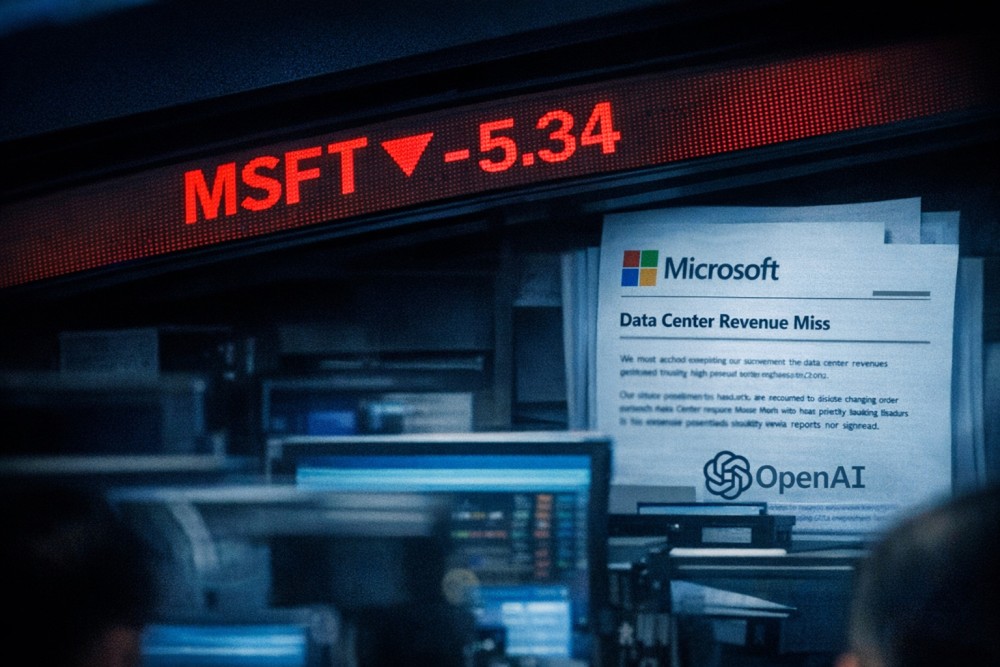 Microsoft Stock Sinks as Oppenheimer Cuts PT to $515 on AI Capex