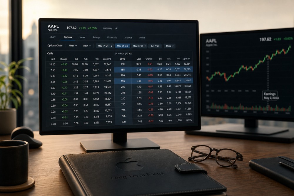 Long Put untuk Hedging Saham AS: AAPL, NVDA, MSFT